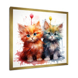 Joyful Kittens Playful Nursery - Animal Nursery Wall Decor