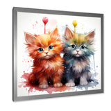 Joyful Kittens Playful Nursery - Animal Nursery Wall Decor