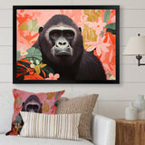 Vibrant Gorilla Portrait - Gorilla Wall Decor
