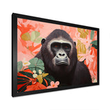 Vibrant Gorilla Portrait - Gorilla Wall Decor