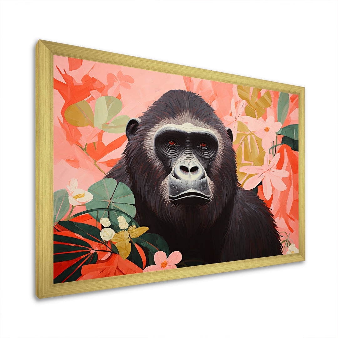 Vibrant Gorilla Portrait - Gorilla Wall Decor