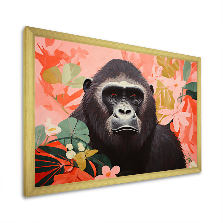 Vibrant Gorilla Portrait - Gorilla Wall Decor