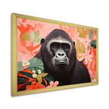 Vibrant Gorilla Portrait - Gorilla Wall Decor
