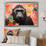 Vibrant Gorilla Portrait - Gorilla Wall Decor