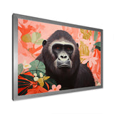 Vibrant Gorilla Portrait - Gorilla Wall Decor