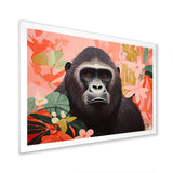 Vibrant Gorilla Portrait - Gorilla Wall Decor