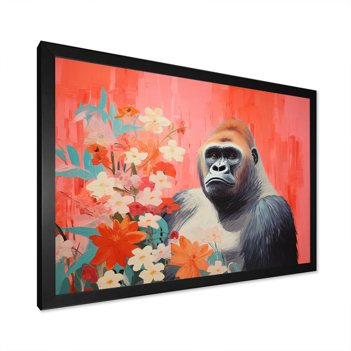 Vibrant Gorilla blooms - Gorilla Wall Art Prints