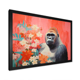 Vibrant Gorilla blooms - Gorilla Wall Art Prints