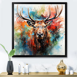Majestic Moose Wonderland - Deer Canvas Wall Art