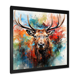 Majestic Moose Wonderland - Deer Canvas Wall Art