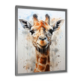 Minimalist Giraffe portrait - Giraffe Living Room Wall Art
