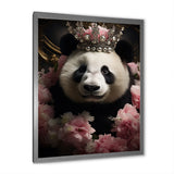 Regal Panda Crowned Portrait - Panda Wall Art Prints