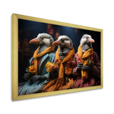 Relaxing penguins at the spa - Penguin Wall Decor