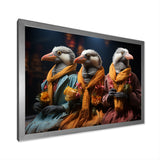Relaxing penguins at the spa - Penguin Wall Decor