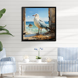 Coastal Sentinel Majestic Seagull - Seagull Wall Decor