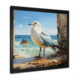 Coastal Sentinel Majestic Seagull - Seagull Wall Decor