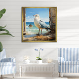 Coastal Sentinel Majestic Seagull - Seagull Wall Decor
