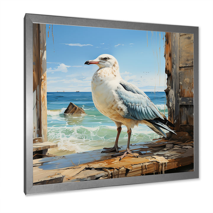 Coastal Sentinel Majestic Seagull - Seagull Wall Decor