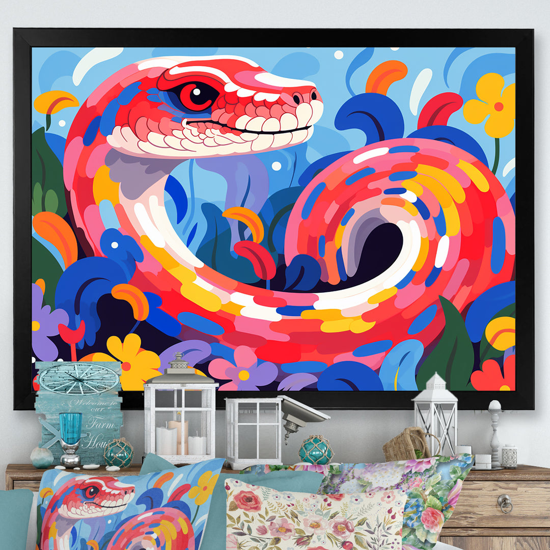 Popart snakes Grace - Snake Home Decor Art