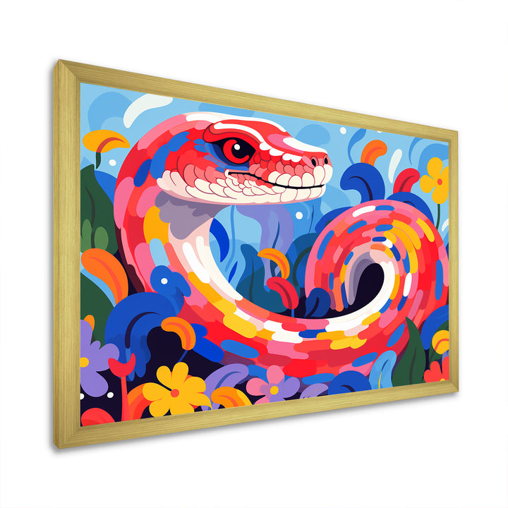 Popart snakes Grace - Snake Home Decor Art