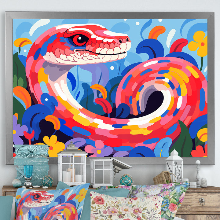 Popart snakes Grace - Snake Home Decor Art