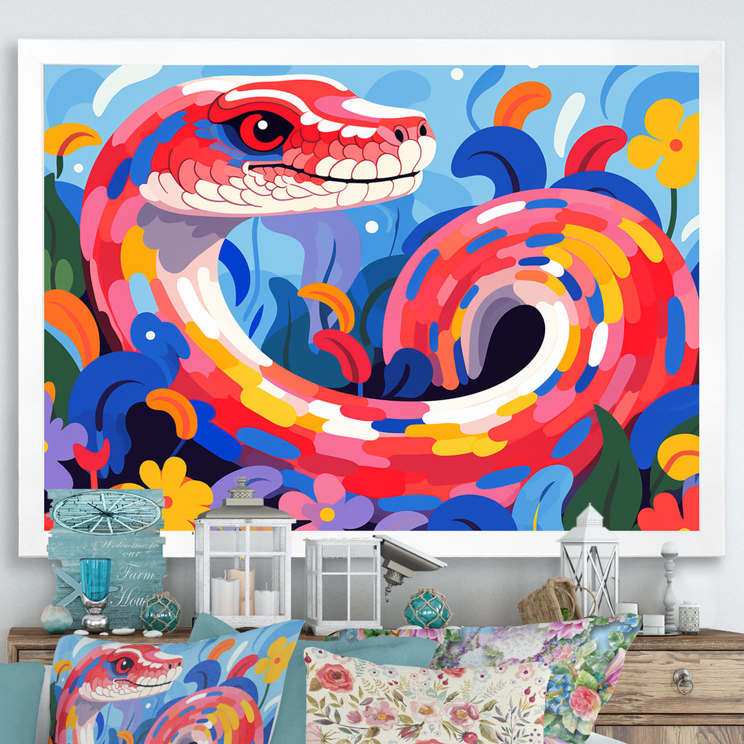 Popart snakes Grace - Snake Home Decor Art