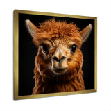 Serene Alpaca in Natural Elegance - Alpaca Canvas Wall Art