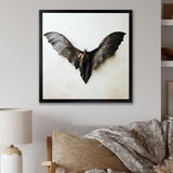 White and black Mystic bat - Bat Wall Decor