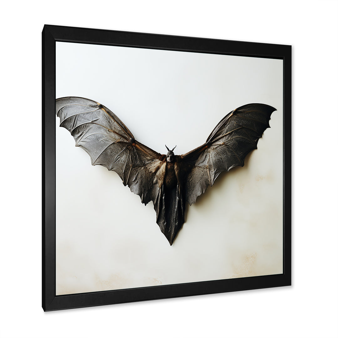 White and black Mystic bat - Bat Wall Decor