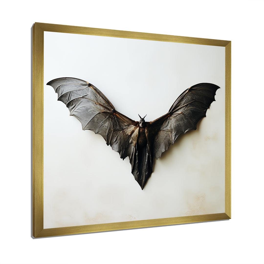 White and black Mystic bat - Bat Wall Decor