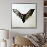 White and black Mystic bat - Bat Wall Decor