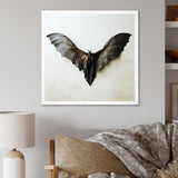 White and black Mystic bat - Bat Wall Decor