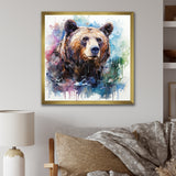 Brown bear forest wondering - Brown Bear Wall Art