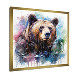 Brown bear forest wondering - Brown Bear Wall Art