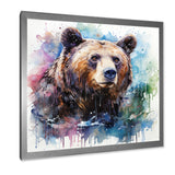 Brown bear forest wondering - Brown Bear Wall Art
