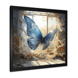Cottage blue Butterfly escape - Butterfly Wall Art Prints