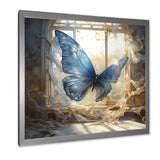 Cottage blue Butterfly escape - Butterfly Wall Art Prints