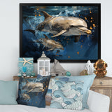 Dancing Dolphins - Dolphin Home Decor Art