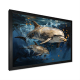 Dancing Dolphins - Dolphin Home Decor Art