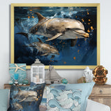 Dancing Dolphins - Dolphin Home Decor Art