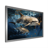 Dancing Dolphins - Dolphin Home Decor Art