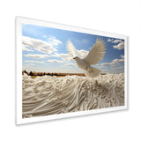 Take off white Dove harmony - Dove Canvas Wall Art