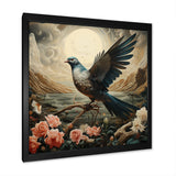 Vintage dove sunset flight - Dove Wall Art Prints