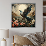 Vintage dove sunset flight - Dove Wall Art Prints