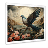 Vintage dove sunset flight - Dove Wall Art Prints