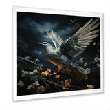 Blue and white Dove take off harmony - Dove Wall Art Prints