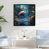 Flamingo pink Paradise - Flamingo Large Canvas Wall Art