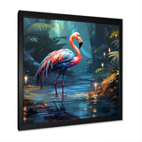 Flamingo pink Paradise - Flamingo Large Canvas Wall Art