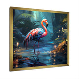 Flamingo pink Paradise - Flamingo Large Canvas Wall Art