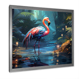 Flamingo pink Paradise - Flamingo Large Canvas Wall Art